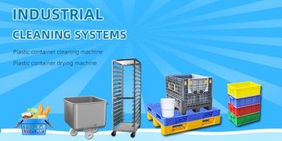 How to wash crates with crate washer