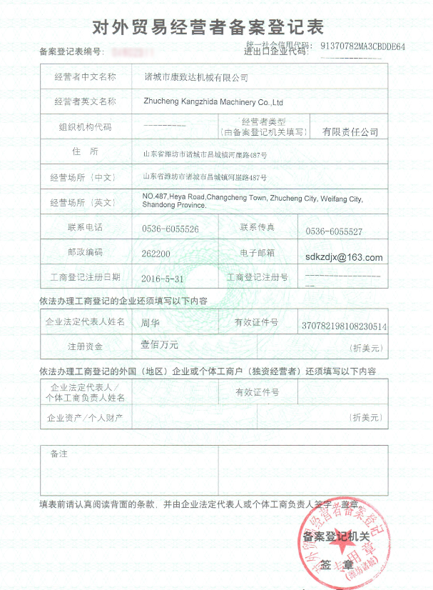 Does Kanzda have formal product export procedures? Does Kanzda have formal product export procedures?