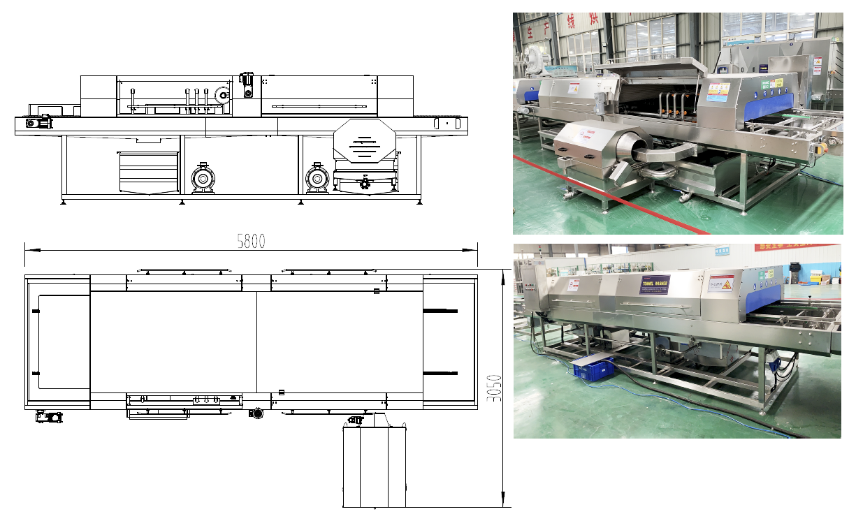 Automatic pallet washer machine Automatic pallet washer machine